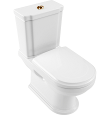 Унитаз-компакт Villeroy   Boch Hommage 666210R1 крышка-сиденье 8809S1R1 с микролифтом, бачок 772116R1