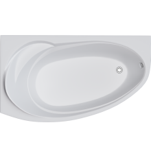 Акриловая ванна Marka One Julianna L 160x95 см, угловая, с каркасом, асимметричная