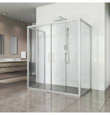 Душевой уголок Kubele DE019 R4U-CLN-MT 140х80 см, профиль матовый хром