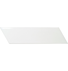 Плитка настенная Equipe Chevron White Right матовая
