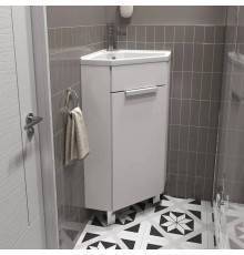 Тумба с раковиной 1MarKa Penta 37x37 белый глянец