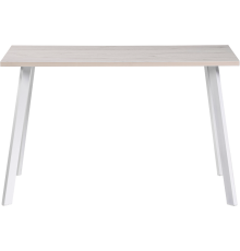 Обеденный стол Woodville Тринити Лофт 120х60х75 см, юта, белый матовый