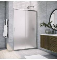 Душевая дверь в нишу Vegas Glass ZP Tur Novo h1900 120 08 10 профиль глянцевый хром, стекло сатин