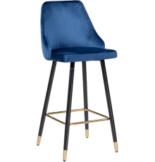 Барный стул Woodville Archi dark blue