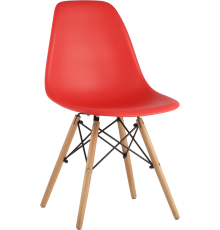 Комплект стульев Stool Group Eames DSW сборный каркас, красный 4 шт