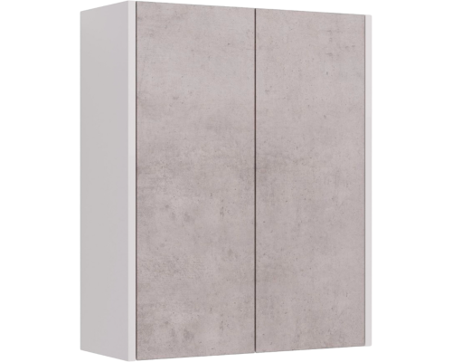 Шкаф Lemark Combi 60 бетон, белый глянцевый