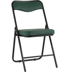 Стул Stool Group Джонни экокожа зеленая, каркас черный матовый