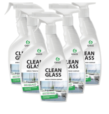 Набор Grass Очиститель для стекол Grass Clean Glass 600 мл 5 шт