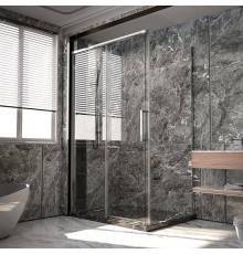 Душевой уголок Veconi Premium Trento PTC-SP-40CH 140x80, профиль хром, стекло прозрачное
