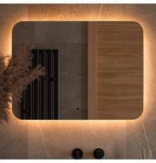 Зеркало Defesto Opti DF 2817RH 80х60 с LED-подсветкой, 3000К, инфракрасный выключатель
