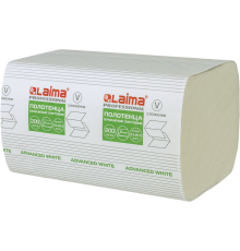 Бумажные полотенца Laima (H3) Advanced White (Блок: 15 уп. по 200 шт)