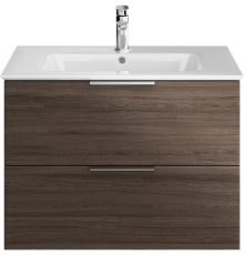Тумба с раковиной Kerama Marazzi Piano 75 подвесная, дымчатый вяз