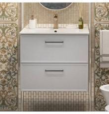 Тумба с раковиной Kerama Marazzi Piano Classic 65 подвесная, ясень белый матовый