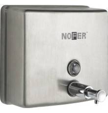 Диспенсер для мыла Nofer Inox 03004.S + Салфетки Nofer OC-1-33 100 шт