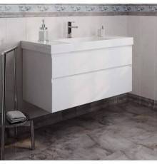 Тумба под раковину Kerama Marazzi Cubo 100 подвесная, белая матовая