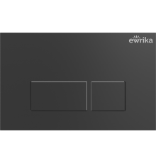 Кнопка смыва EWRIKA 0044 черная матовая (Ненадлежащее качество: небольшая царапина на лицевой стороне)
