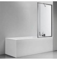 Шторка на ванну Veconi Palau PL-85GR 60x150, брашированный графит