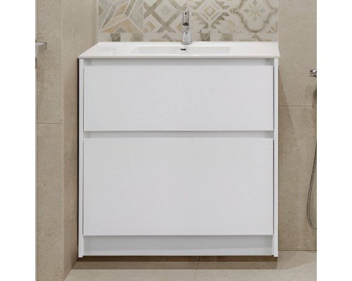 Тумба под раковину BelBagno Kraft 80 напольная, bianco opaco