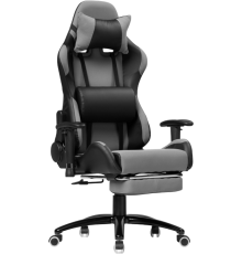 Игровое кресло Woodville Tesor black, gray