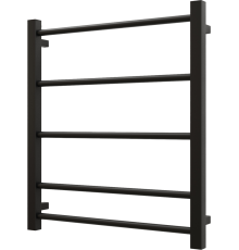 Полотенцесушитель водяной Grota Simple 60x53, RAL9005 черный матовый