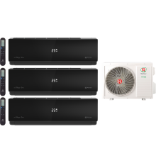 Мультисплит-система Royal Clima Multi Gamma Attica Nero 4TFM-32HN/OUT на три комнаты (35 м2 + 35 м2 + 35 м2)