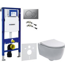 Комплект Унитаз подвесной Geberit iCon 204060000 + Крышка Slim 500.670.01.1 + Крепления Duofix 111.815.00.1 к стене + Шумоизоляция 156.050.00.1 + Инсталляция UP 320 111.300.00.5 + Кнопка Sigma 01 115.770.JQ.5 лакированная, матовый хром