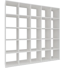 Стеллаж Mebel-Ars Калакс 5х5, 180х39 белый