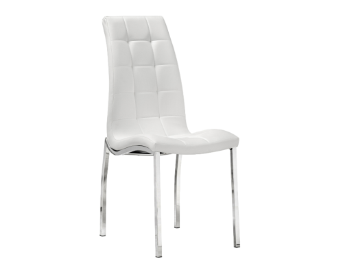 Стул Woodville Фрибур DC2-092-2 white, ножки chrome