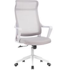 Компьютерное кресло Woodville Rino light gray, white