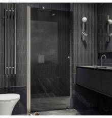 Душевая дверь в нишу Maybahglass MGD-800-5 60 см, профиль хром матовый, стекло графит