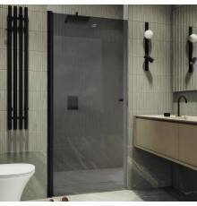 Душевая дверь в нишу Maybahglass MGD-800-6 60 см, профиль черный, стекло графит