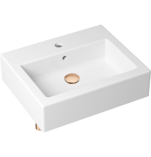 Раковина Lavinia Boho Bathroom Sink 21520701 с сифоном и донным клапаном, розовое золото