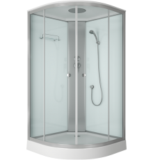 Душевая кабина Bauedge Bau Dream TY0025 профиль матовый хром, стекло прозрачное