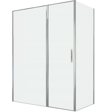 Душевой уголок Allen Brau Priority 160x80, профиль хром, стекло прозрачное