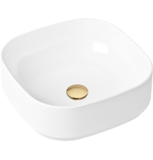 Раковина Lavinia Boho Bathroom Sink Slim 21520833 с донным клапаном, золото