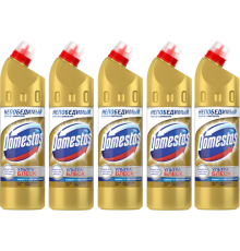 Набор Domestos универсальное моющее средство, ультра блеск 750 мл, 5 шт