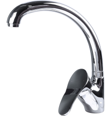 Смеситель для кухни Zigmund   Shtain ZS 0300 нержавеющая сталь