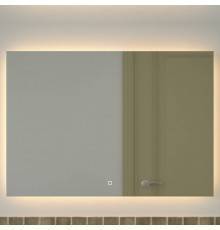 Зеркало Defesto Glow DF 2519SH 100х70 с LED-подсветкой, 3000 K, сенсорный выключатель