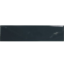 Плитка настенная DNA Match Midnight Blue Gloss глянцевая, ректифицированная 6,25х25
