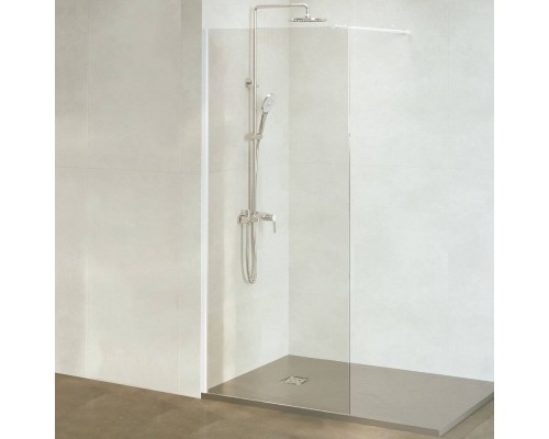 Душевая перегородка RGW Walk In WA-002W 80х195, профиль матовый белый, стекло прозрачное 6 мм