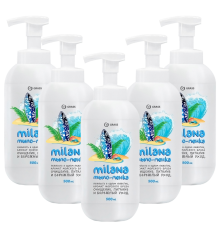 Набор Grass Жидкое мыло Grass Milana мыло-пенка с дозатором, морской бриз 500 мл 5 шт