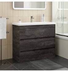 Тумба под раковину Art Max Family-M 90, напольная, Iron Stone