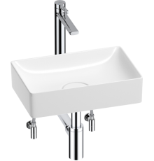 Комплект Wellsee Pure BY Wellsee 201004351 глянцевый белый, хром, 5 в 1