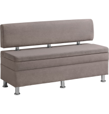 Кухонный диван Norta Hippo 130x49x77 см велюр vivaldi 5