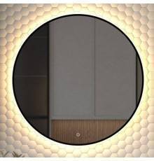 Зеркало круглое Defesto Aura DF 2995S 80x80, с теплой подсветкой