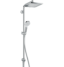 Душевая стойка Hansgrohe Crometta E 240 1jet Showerpipe Reno 27289000 EcoSmart (Ненадлежащее качество: витрина, нет упаковки, потёртости)