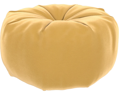 Подушка Лига Диванов Лига-027 38х38х20, микровельвет желтый