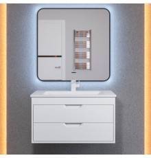Мебель для ванной комнаты Uperwood Modul 80 подвесная, 2 ящика, матовая белая