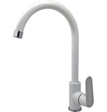 Смеситель для кухни Ledeme H77W L4077W белый