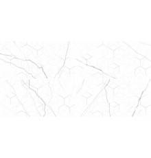 Декор Global Tile Siluet GT124VG лаппатированный 50x25 белый